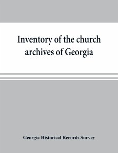 Inventory of the church archives of Georgia - Historical Records Survey, Georgia