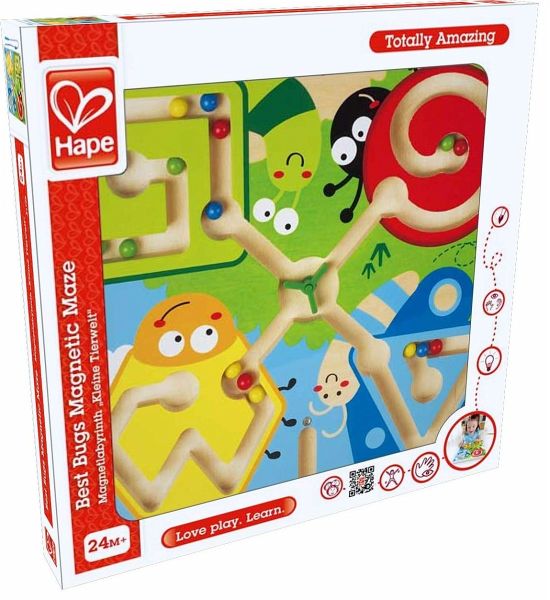 Hape E1709 - Magnetlabyrinth, Kleine Tierwelt, Motorik-Spielzeug Hape E1709 - Magnetlabyrinth, Kleine Tierwelt, Motorik-Spielzeug