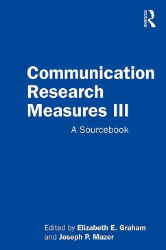 Cover Communication Research Measures III (eBook, PDF)