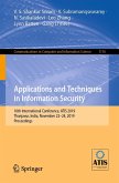 Applications and Techniques in Information Security Applications and Techniques in Information Security
