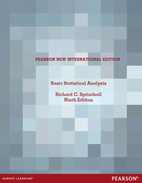 Basic Statistical Analysis Basic Statistical Analysis