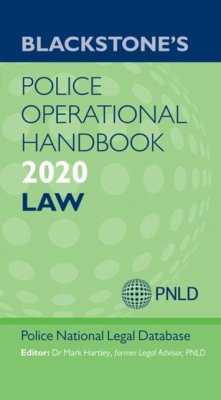Cover Blackstone's Police Operational Handbook 2020: Law
