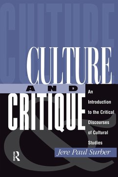 Culture And Critique - Surber, Jere Paul