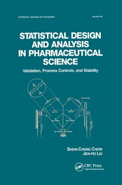 Statistical Design and Analysis in Pharmaceutical Science - Chow, Shein-Chung; Liu, Jen-Pei