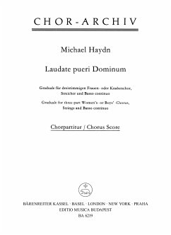Cover Laudate pueri dominum für Frauenchor und Streicher Chorpartitur (la)