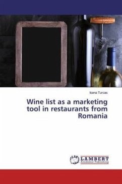 Wine list as a marketing tool in restaurants from Romania