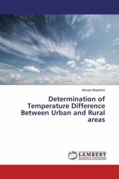 Determination of Temperature Difference Between Urban and Rural areas
