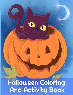 Halloween Coloring And Activity Book - Spooky, Boo