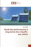 Etude des performances à long terme d'un chauffe-eau solaire
