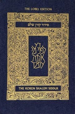 Koren Shalem Siddur with Tabs, Compact, Denim - Koren Publishers
