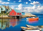 Eurographics 6000-5438 - Fischerhütten in Peggy's Cove Nova Scotia , Puzzle, 1.000 Teile