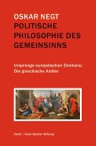 Politische Philosophie des Gemeinsinns (eBook, ePUB)