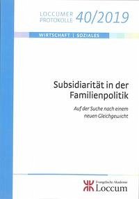 Subsidiarität in der Familienpolitik