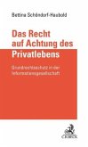 Das Recht auf Achtung des Privatlebens