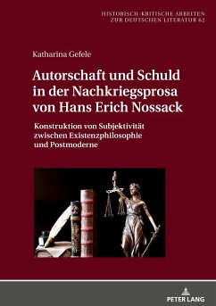 Autorschaft und Schuld in der Nachkriegsprosa von Hans Erich Nossack - Gefele, Katharina