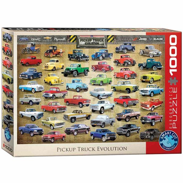 Eurographics 6000-0681 - Pickup Truck Evolution , Puzzle, 1.000 Teile