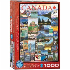 Eurographics 6000-0778 - Reise Kanada Vintage Poster, Puzzle, 1.000 Teile