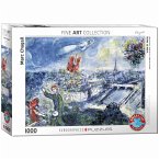 Eurographics 6000-0850 - Ansicht von Paris von Marc Chagall , Puzzle, 1.000 Teile