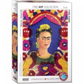 Eurographics 6000-5425 - Selbstbildnis - der Rahmen von Frida Kahlo , Puzzle, 1.000 Teile