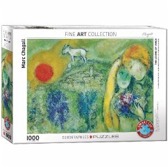 Eurographics 6000-0848 - Die Liebenden von Vence von Marc Chagall , Puzzle, 1.000 Teile