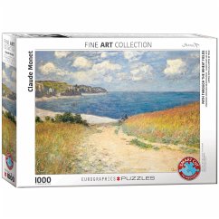 Eurographics 6000-1499 - Strandweg zwischen Weizenfeldern von Claude Monet , Puzzle, 1.000 Teile