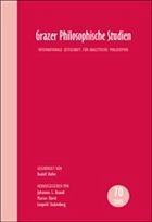 Grazer Philosophische Studien. Volume 70 - 2005