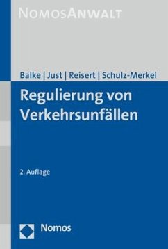 Regulierung von Verkehrsunfällen - Balke, Rüdiger; Reisert, Gesine; Just, Oliver; Schulz-Merkel, Philipp