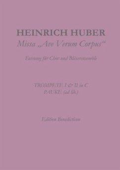 Cover Missa Ave Verum Corpus. Trompeten I und II. Pauke