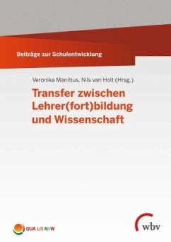 Cover Transfer zwischen Lehrer(fort)bildung und Wissenschaft
