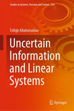 Uncertain Information and Linear Systems (eBook, PDF) - Allahviranloo, Tofigh