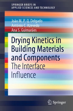 Drying Kinetics in Building Materials and Components (eBook, PDF) - Delgado, João M. P. Q.; Azevedo, António C.; Guimarães, Ana S.