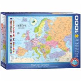 Eurographics 6000-0789 - Karte von Europa, Puzzle