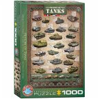 Eurographics 6000-0381 - Geschichte der Panzer , Puzzle, 1.000 Teile Eurographics 6000-0381 - Geschichte der Panzer , Puzzle, 1.000 Teile
