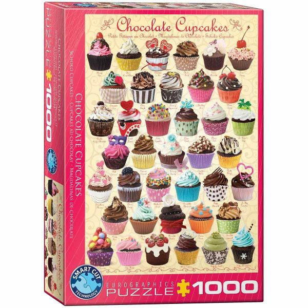 Eurographics 6000-0587 - Schokoladen Cupcakes , Puzzle, 1.000 Teile
