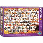 Eurographics 6000-5416 - Halloween Welpen und Kätzchen , Puzzle, 1.000 Teile