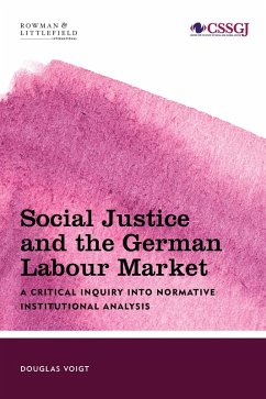 Cover Social Justice and the German Labour Market (eBook, ePUB)