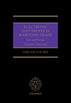 Electronic Documents in Maritime Trade (eBook, PDF) - Goldby, Miriam