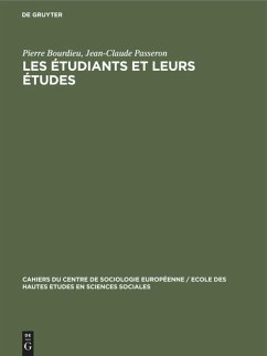 Les étudiants et leurs études - Bourdieu, Pierre;Passeron, Jean-Claude