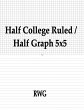 Half College Ruled / Half Graph 5x5 - Bild 1