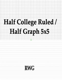 Half College Ruled / Half Graph 5x5 - Rwg