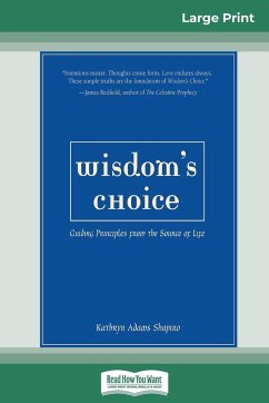 wisdom's choice (16pt Large Print Edition) - Shapiro, Kathryn Adams