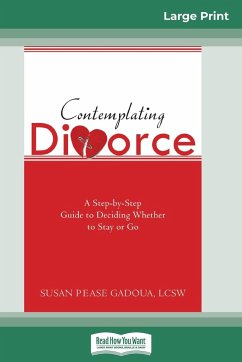 Contemplating Divorce (16pt Large Print Edition) - Gadoua, Susan Pease