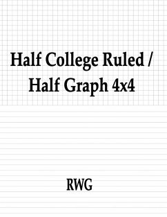 Half College Ruled / Half Graph 4x4 - Rwg