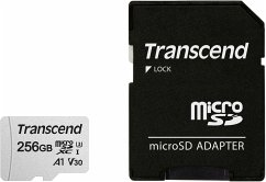 Transcend microSDXC 300S-A 256GB Class 10 UHS-I U3 V30 A1