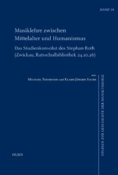 Musiklehre zwischen Mittelalter und Humanismus - Bernhard, Michael;Sachs, Klaus-Jürgen