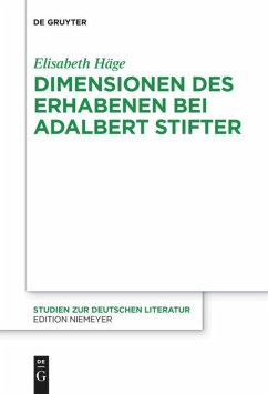 Dimensionen des Erhabenen bei Adalbert Stifter - Häge, Elisabeth