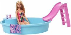 Barbie Pool und Puppe (blond)