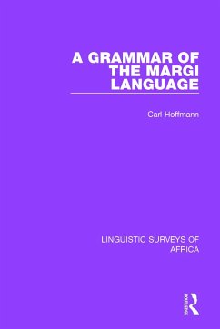 A Grammar of the Margi Language - Hoffmann, Carl