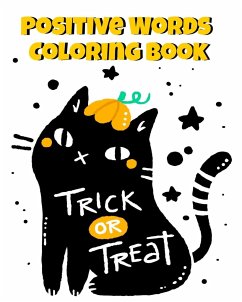 Positive Words Coloring Book - Spooky, Boo