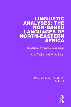 Linguistic Analyses - Bryan, M A